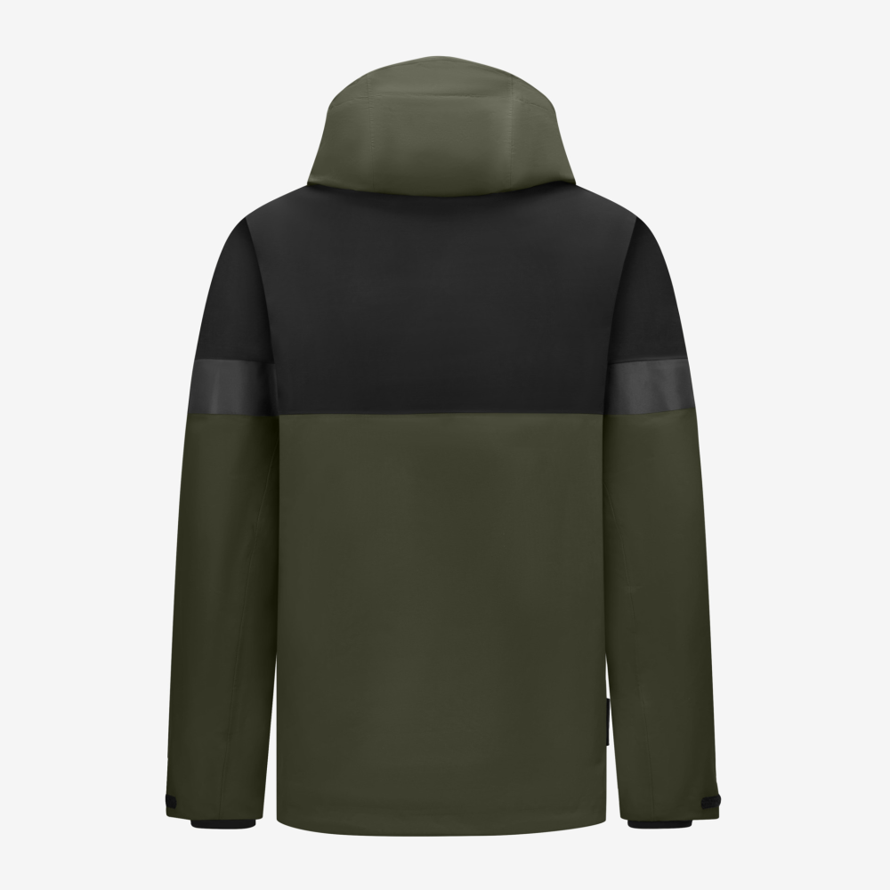 FHB LUCA Regenjacke, oliv-schwarz, Gr. XS