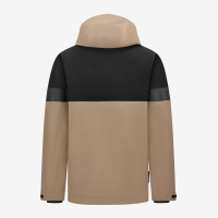 FHB LUCA Regenjacke, beige-schwarz, Gr. XS