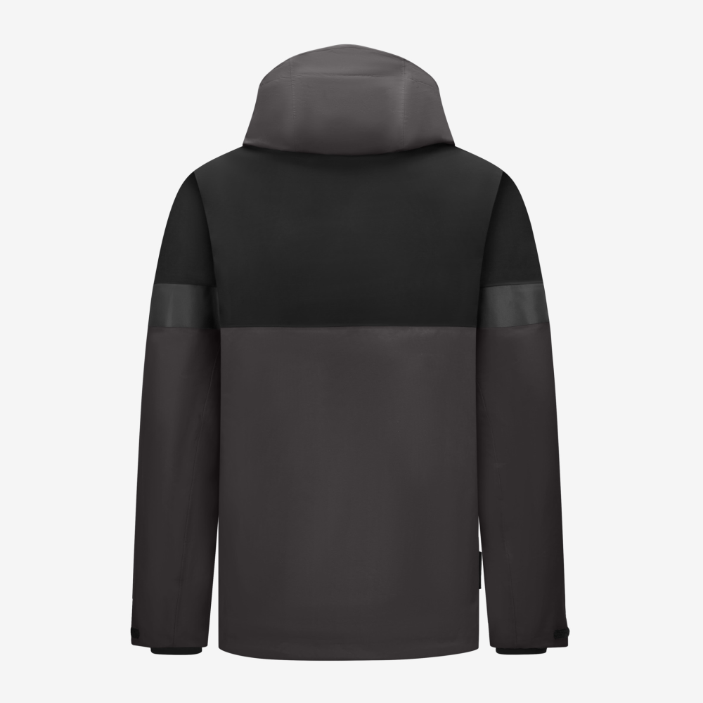 FHB LUCA Regenjacke, anthrazit-schwarz, Gr. S