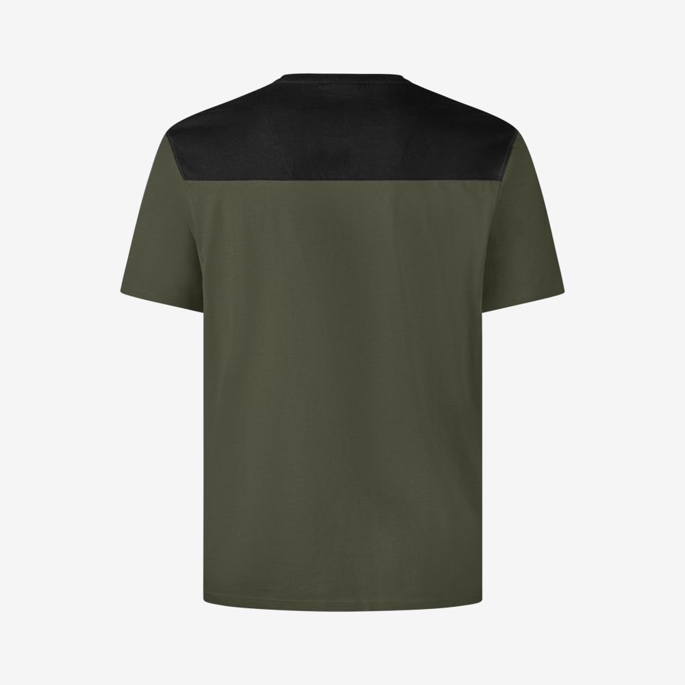 FHB KNUT T-Shirt Herren, oliv-schwarz, Gr. 3XL