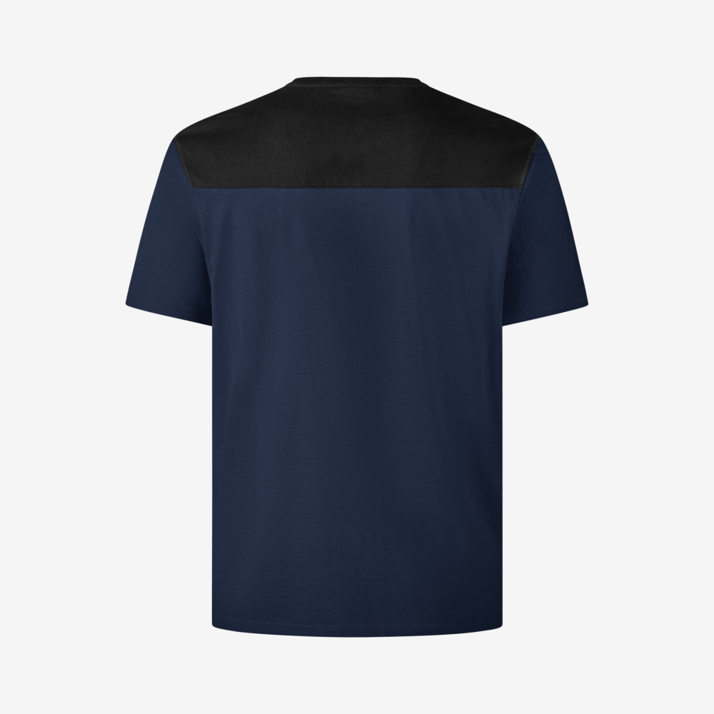 FHB KNUT T-Shirt Herren, marine-schwarz, Gr. S