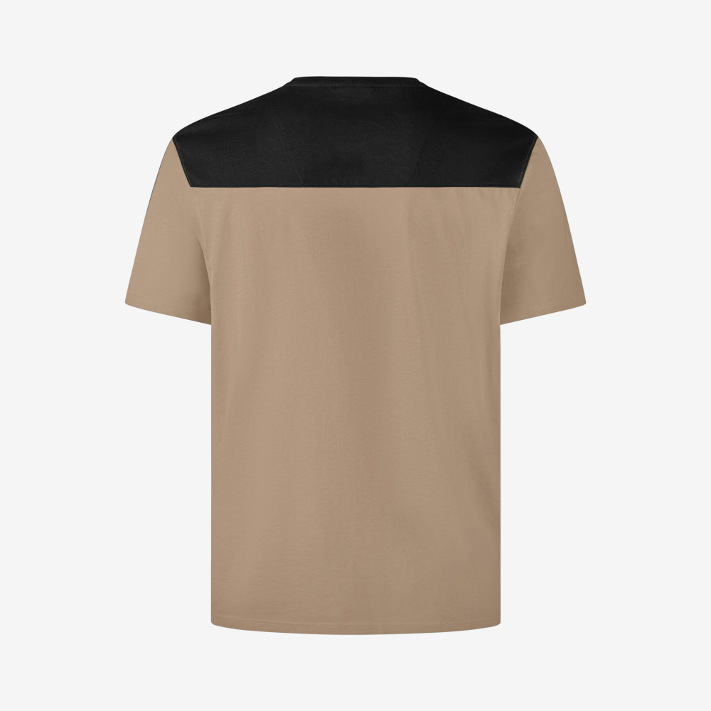 FHB KNUT T-Shirt Herren, beige-schwarz, Gr. 5XL