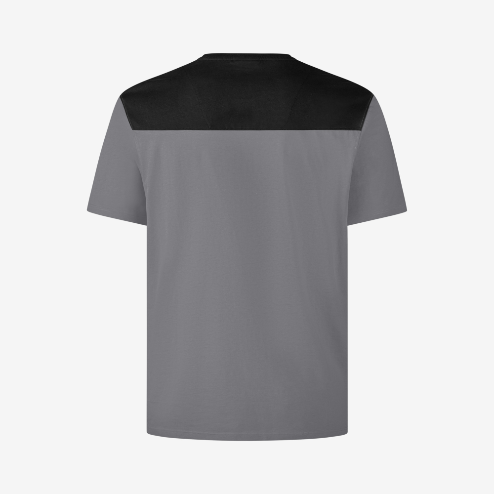FHB KNUT T-Shirt Herren, grau-schwarz, Gr. XS