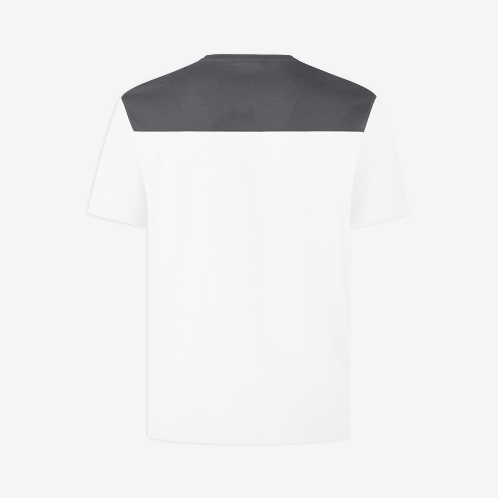FHB KNUT T-Shirt Herren, weiss-anthrazit, Gr. M