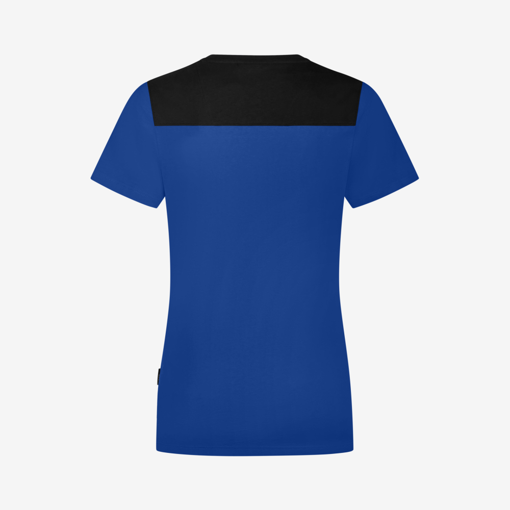 FHB KIRA T-Shirt Damen, royalblau-schwarz, Gr. S