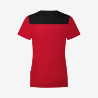 FHB KIRA T-Shirt Damen, rot-schwarz, Gr. 4XL