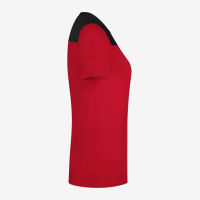 FHB KIRA T-Shirt Damen, rot-schwarz, Gr. 4XL