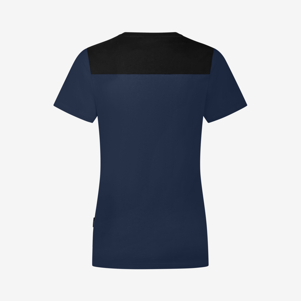 FHB KIRA T-Shirt Damen, marine-schwarz, Gr. 2XL