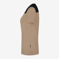 FHB KIRA T-Shirt Damen, beige-schwarz, Gr. M