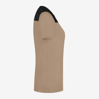 FHB KIRA T-Shirt Damen, beige-schwarz, Gr. M