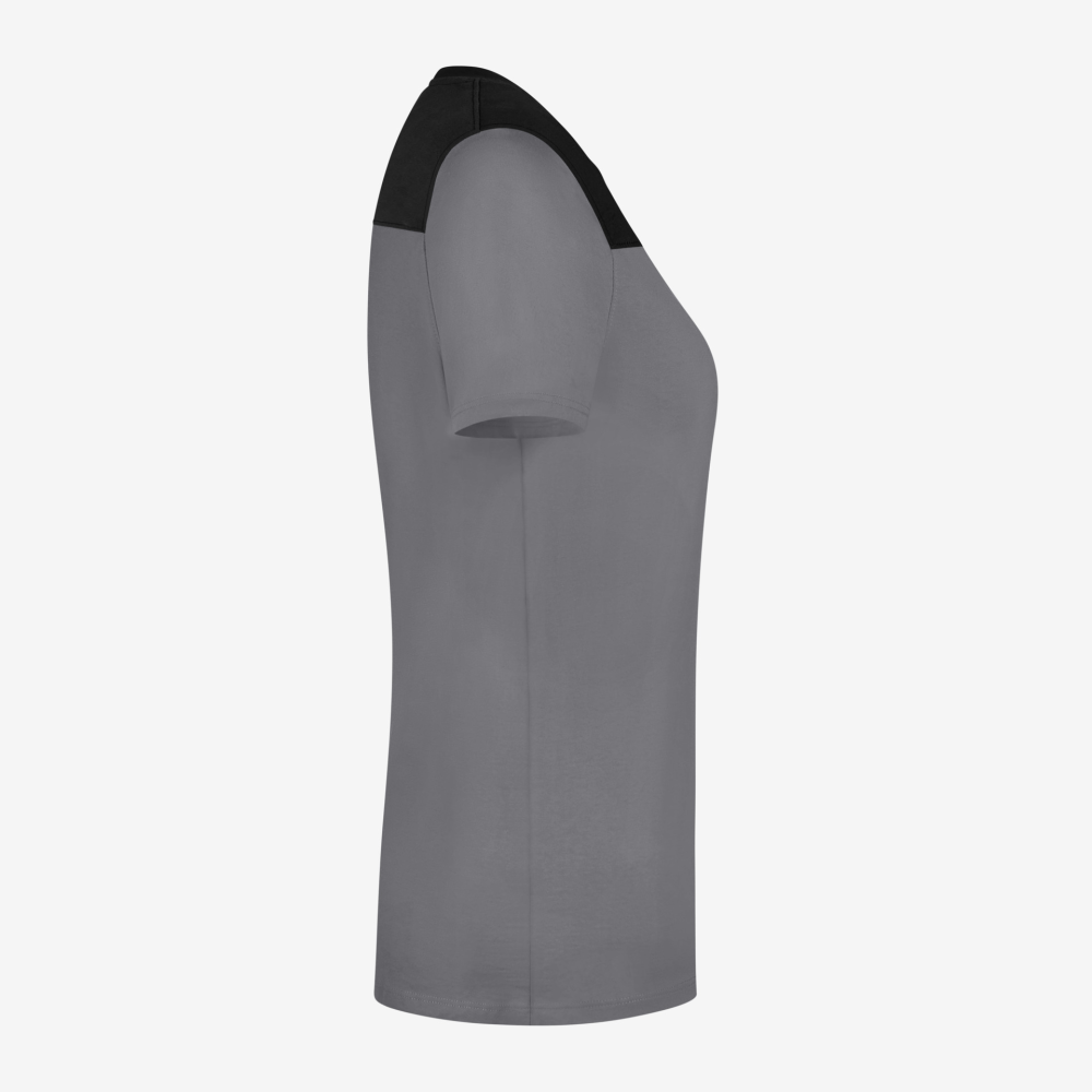 FHB KIRA T-Shirt Damen, grau-schwarz, Gr. XS
