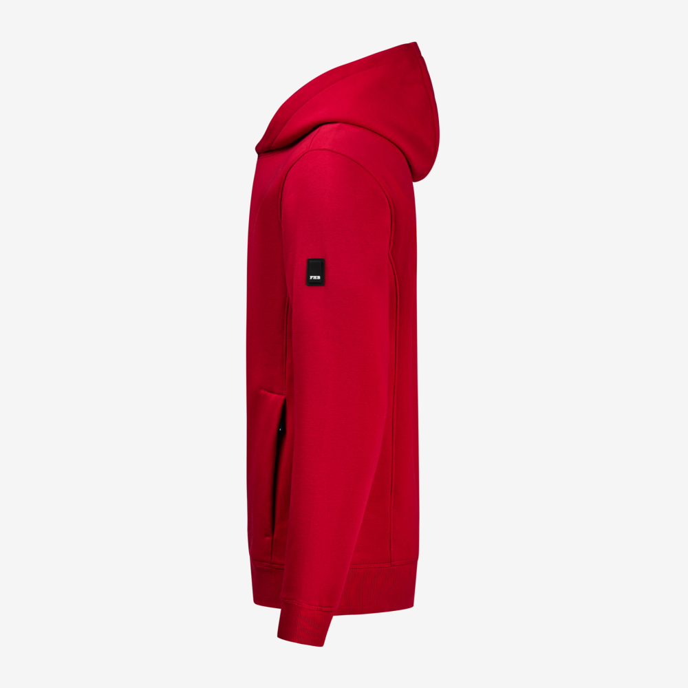 FHB BENNET Hoodie, rot, Gr. L