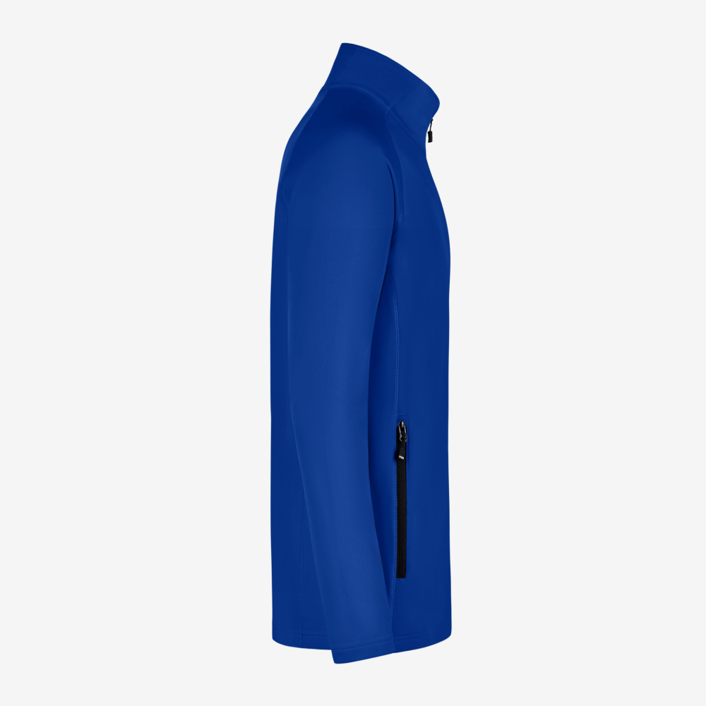 FHB KUNO Fleece-Jacke, royalblau, Gr. XL