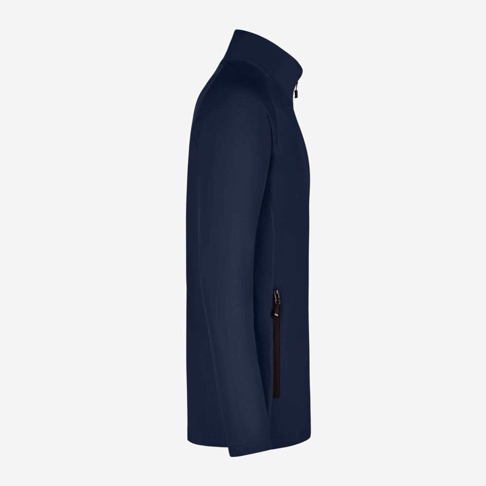 FHB KUNO Fleece-Jacke, marine, Gr. XS