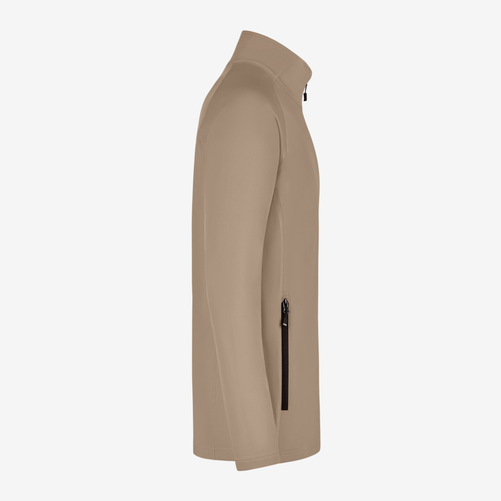 FHB KUNO Fleece-Jacke, beige, Gr. L
