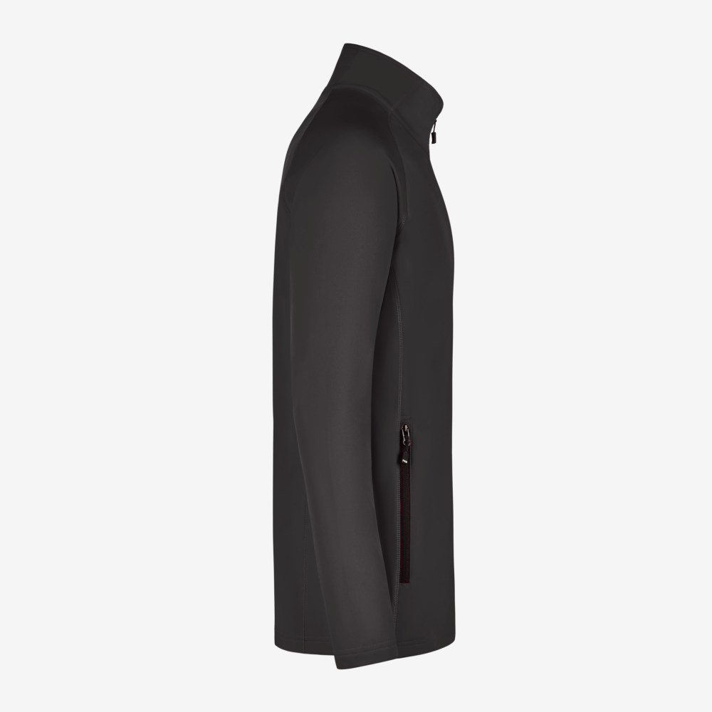 FHB KUNO Fleece-Jacke, anthrazit, Gr. S