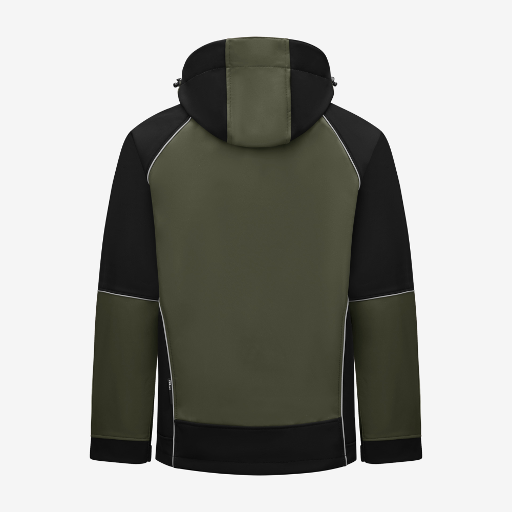 FHB WALTER Softshelljacke, oliv-schwarz, Gr. 3XL