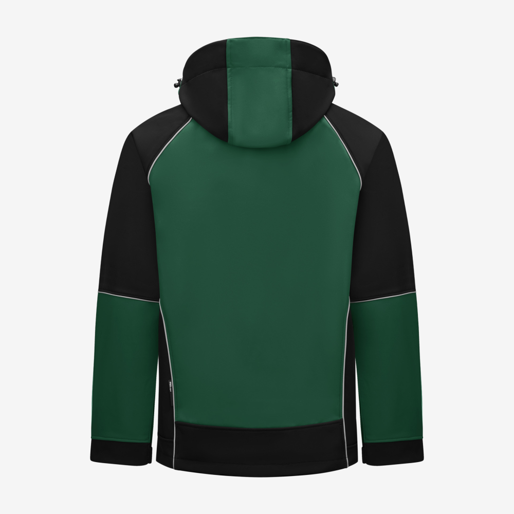 FHB WALTER Softshelljacke, grün-schwarz, Gr. L