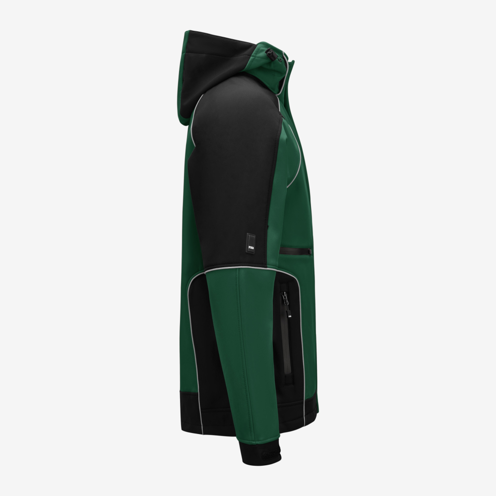 FHB WALTER Softshelljacke, grün-schwarz, Gr. L