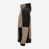 FHB WALTER Softshelljacke, beige-schwarz, Gr. 5XL