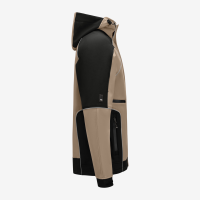 FHB WALTER Softshelljacke, beige-schwarz, Gr. 5XL