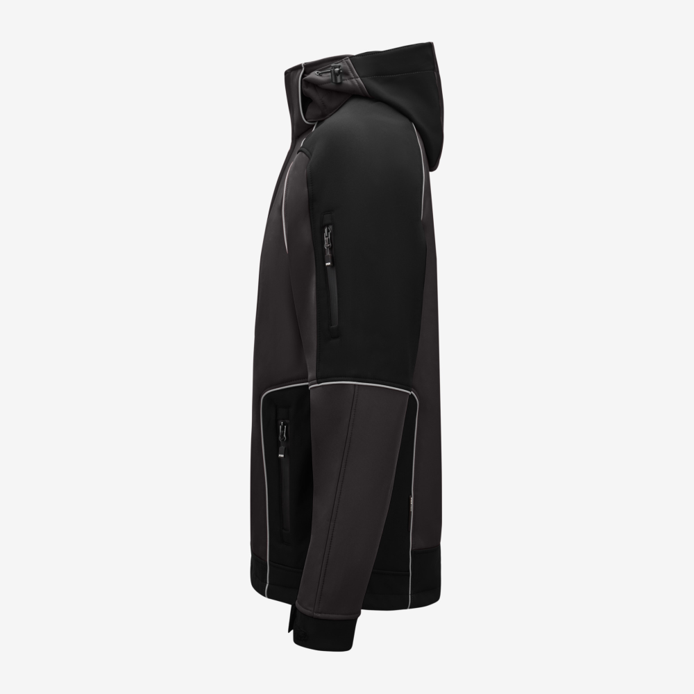 FHB WALTER Softshelljacke, anthrazit-schwarz, Gr. L