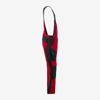 FHB PASCAL Latzhose, rot-schwarz, Gr. 84