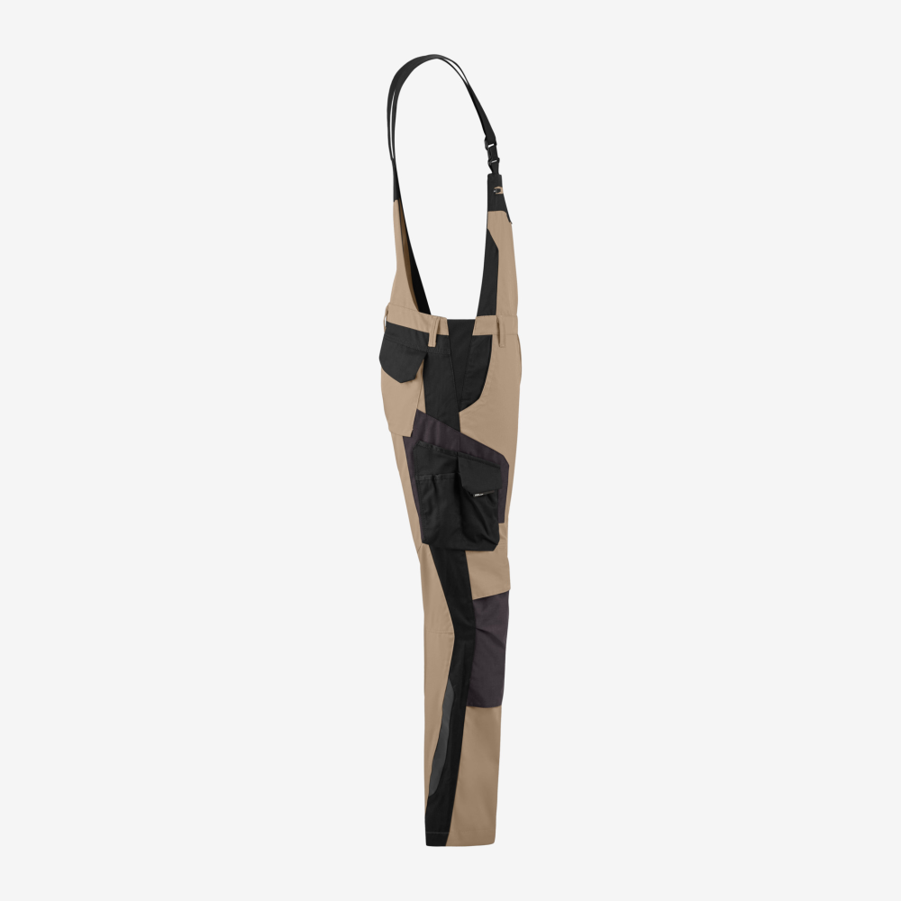 FHB PASCAL Latzhose, beige-schwarz, Gr. 90