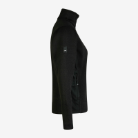 FHB MARIEKE Strick-Fleece-Jacke Damen, schwarz, Gr. XL
