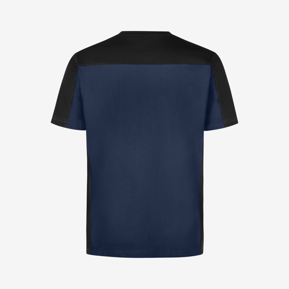 FHB MARC T-Shirt zweifarbig, marine-schwarz, Gr. XS