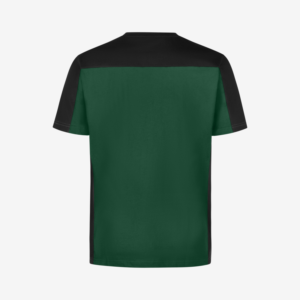 FHB MARC T-Shirt zweifarbig, grün-schwarz, Gr. 2XL
