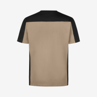 FHB MARC T-Shirt zweifarbig, beige-schwarz, Gr. S