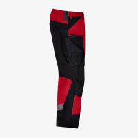 FHB LEO Arbeitshose elastisch, rot-schwarz, Gr. 60
