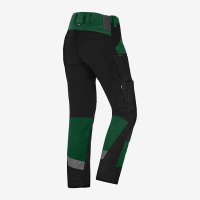 FHB LEO Arbeitshose elastisch, grün-schwarz, Gr. 50