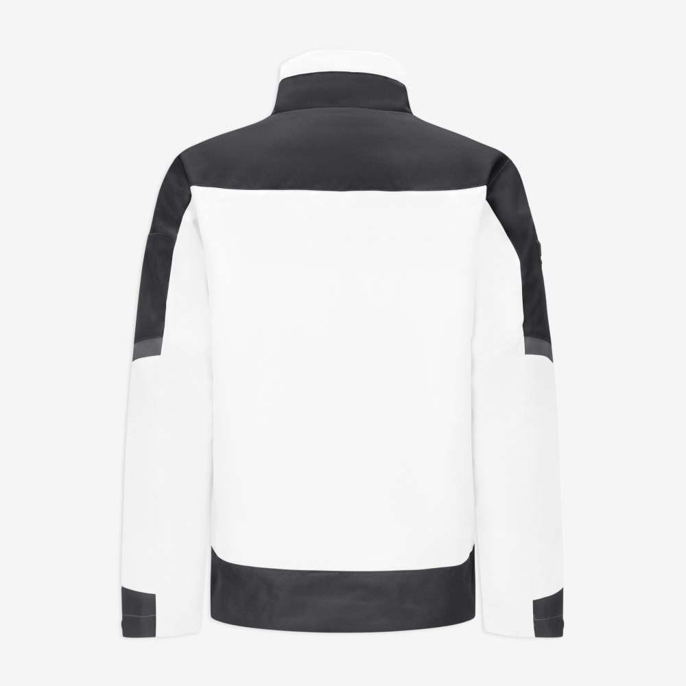 FHB LARS Arbeitsjacke, weisss-anthrazit, Gr. M
