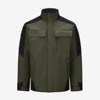 FHB LARS Arbeitsjacke, oliv-schwarz, Gr. S
