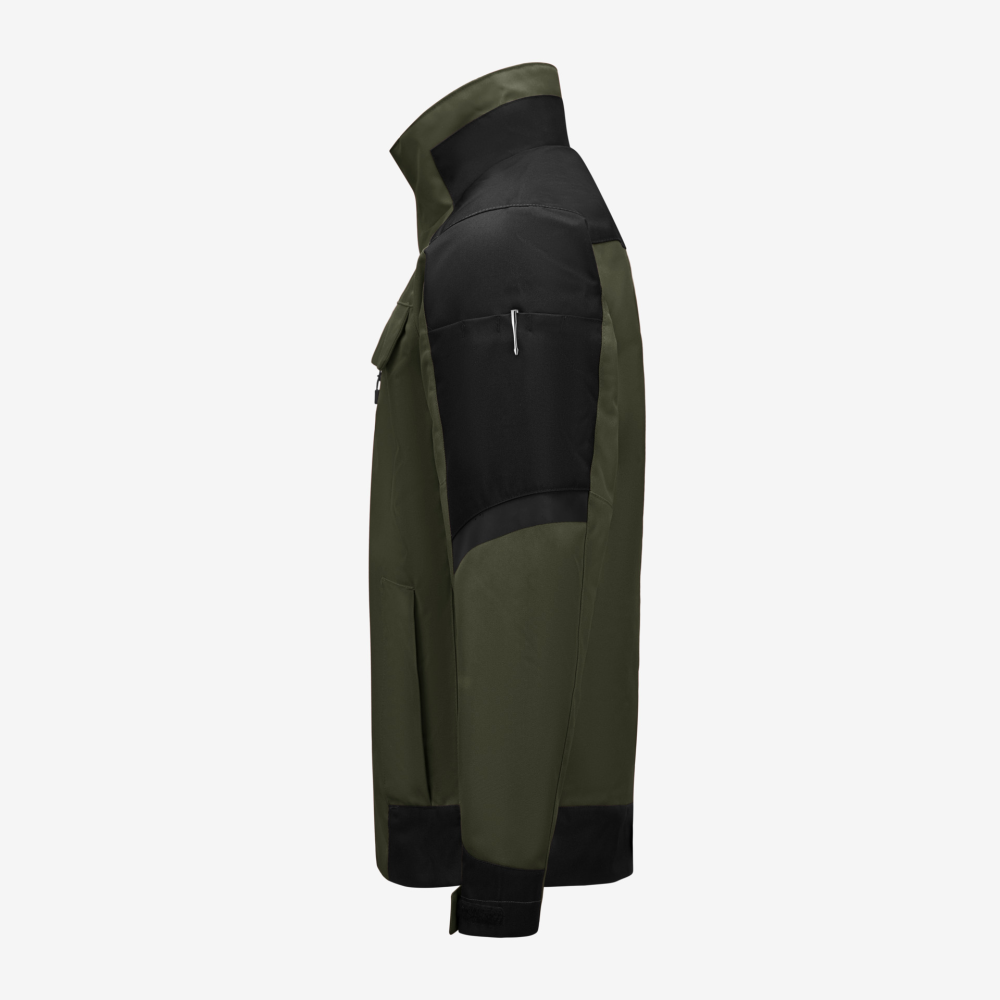 FHB LARS Arbeitsjacke, oliv-schwarz, Gr. S