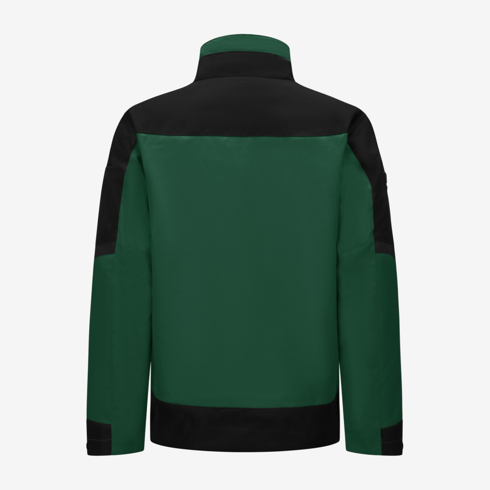 FHB LARS Arbeitsjacke, grün-schwarz, Gr. 4XL