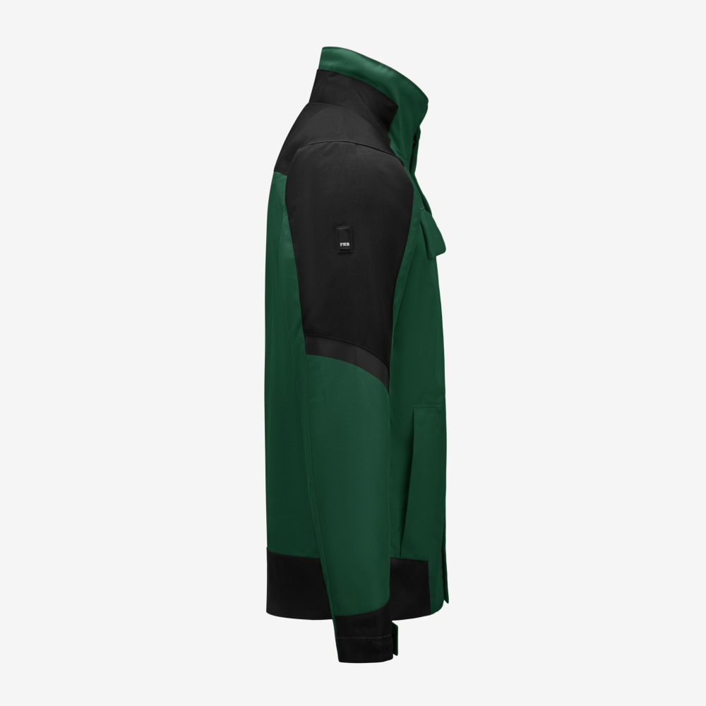 FHB LARS Arbeitsjacke, grün-schwarz, Gr. 4XL