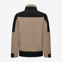FHB LARS Arbeitsjacke, beige-schwarz, Gr. M