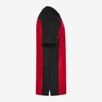 FHB KONRAD Polo-Shirt, rot-schwarz, Gr. L