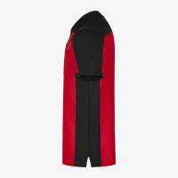FHB KONRAD Polo-Shirt, rot-schwarz, Gr. L