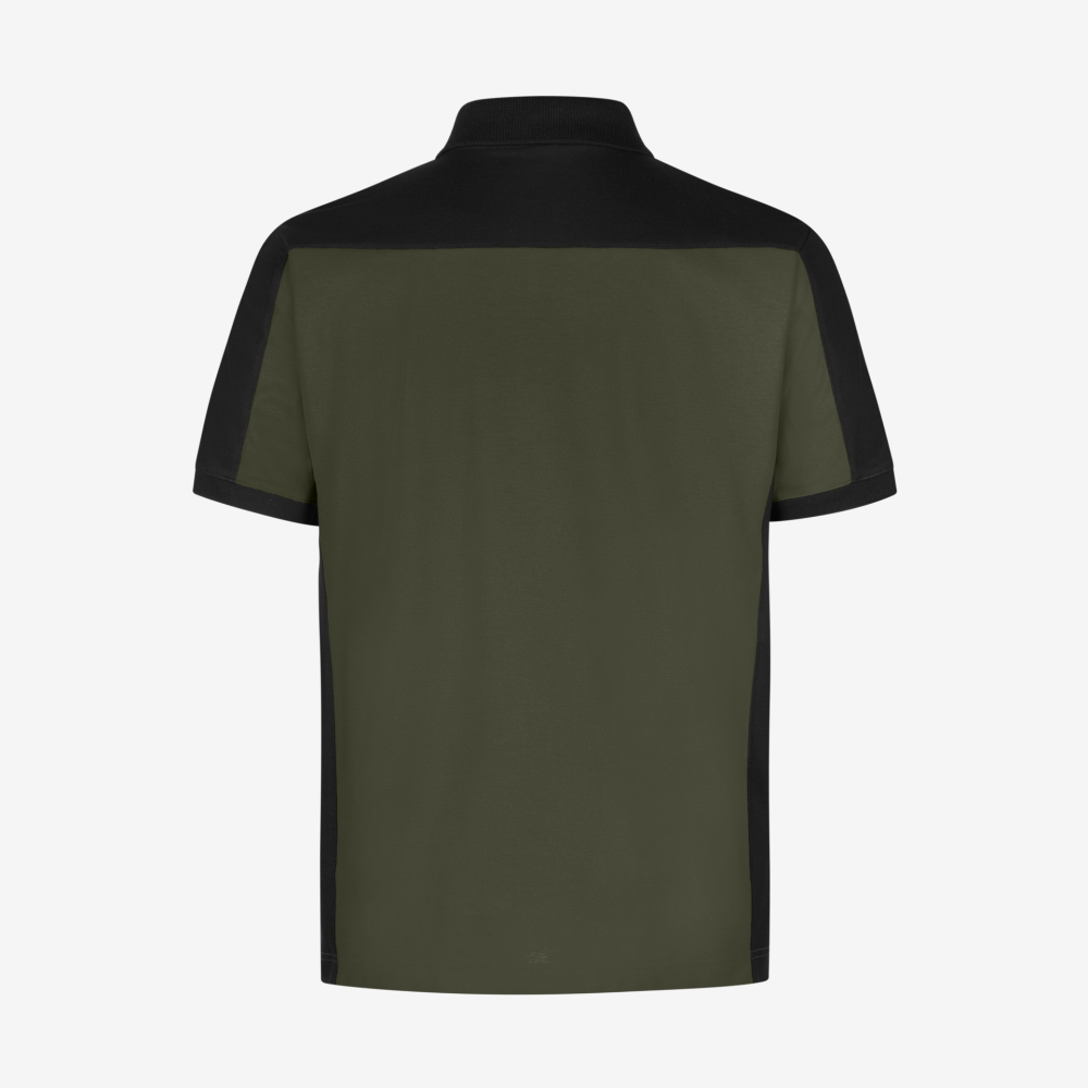 FHB KONRAD Polo-Shirt, oliv-schwarz, Gr. XS