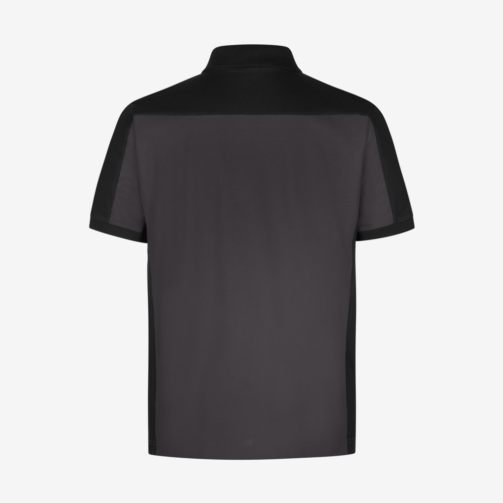 FHB KONRAD Polo-Shirt, anthrazit-schwarz, Gr. XS