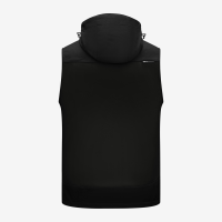 FHB JUSTUS Softshellweste, schwarz-schwarz-RV, Gr. M