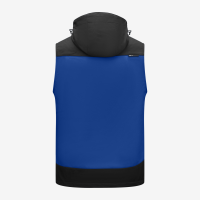 FHB JUSTUS Softshellweste, royalblau-schwarz, Gr. M