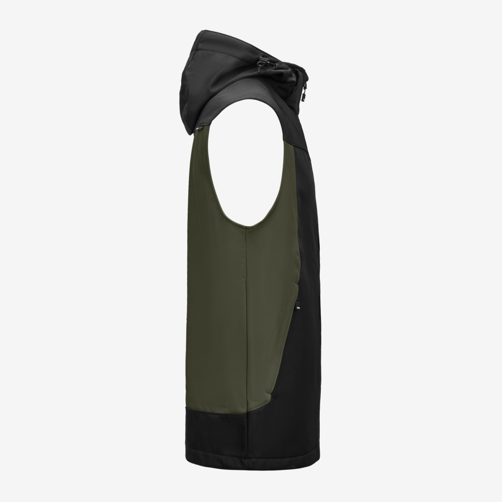 FHB JUSTUS Softshellweste, oliv-schwarz, Gr. XL