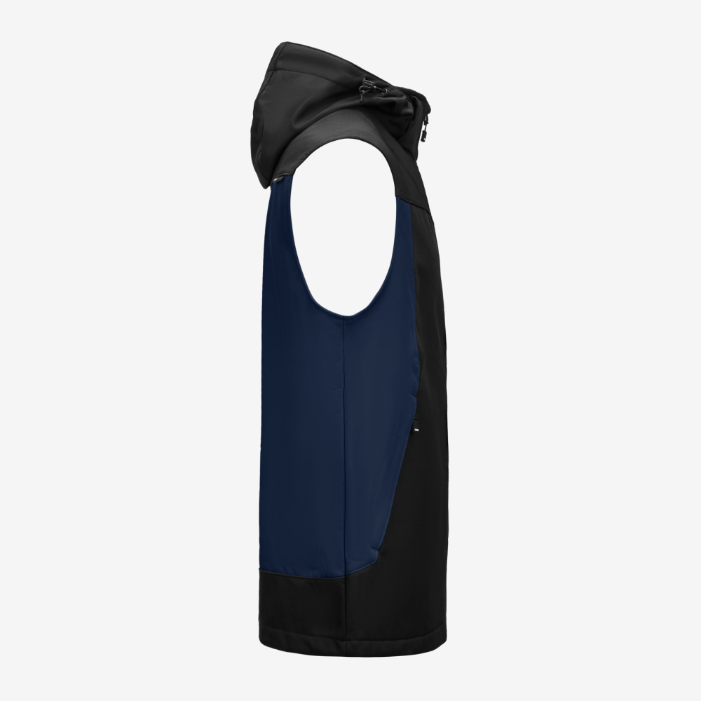 FHB JUSTUS Softshellweste, marine-schwarz, Gr. S
