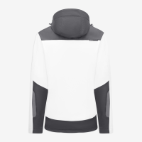 FHB JULIA Softshell-Jacke Damen, weiss-anthrazit, Gr. M