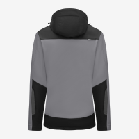 FHB JULIA Softshell-Jacke Damen, grau-schwarz, Gr. L